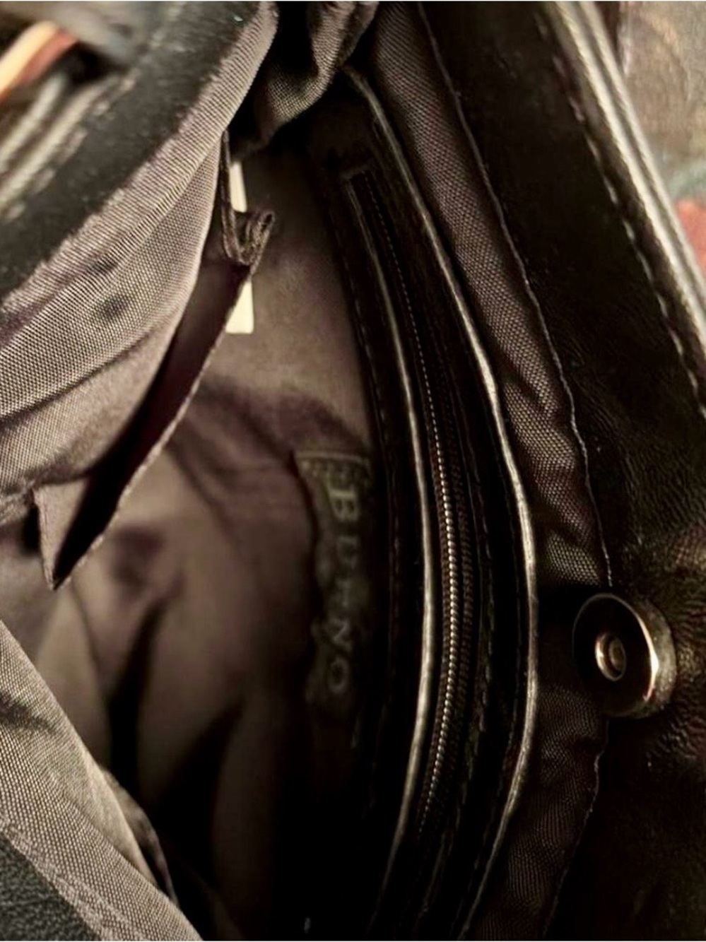 Bueno Black Crossbody Bag with Tassel Accent - Picture 5 of 5